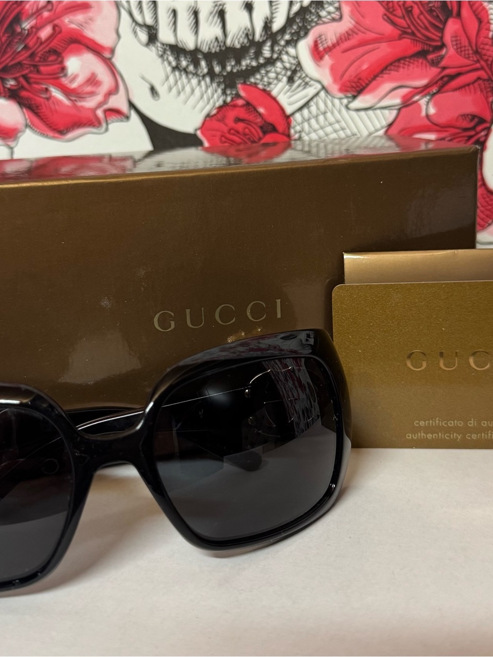 Gucci gg 3034-s Black Oversized Square Women's Sunglasses